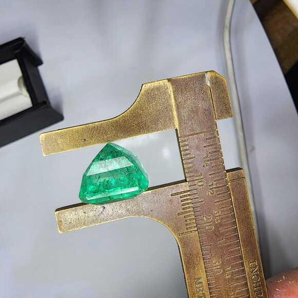 Emerald natural origin Afghanistan panjsher 16.710ct - Picture 10 of 14